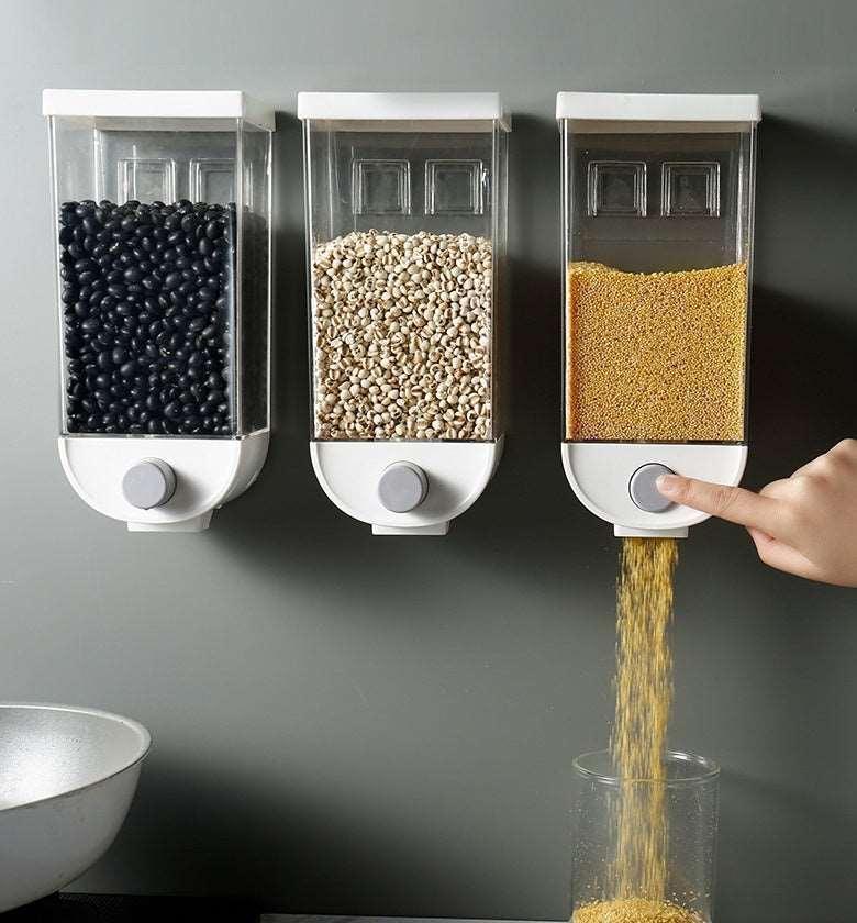 Wall-Mounted Kitchen multi-grain storage! - Efrosiny
