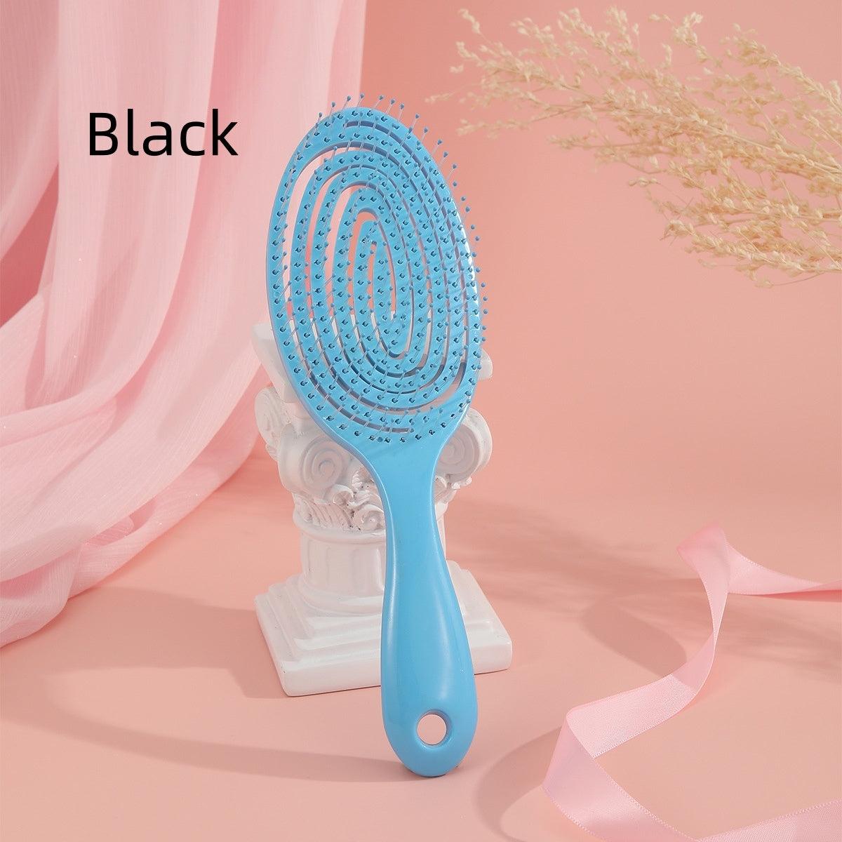 Hollow Hair Handheld Candy Color Dry Comb - Lightweight & Stylish! - Efrosiny