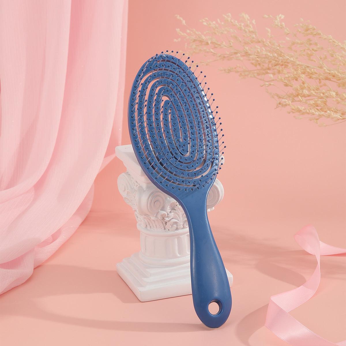 Hollow Hair Handheld Candy Color Dry Comb - Lightweight & Stylish! - Efrosiny