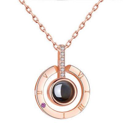 Metal Rose Jewelry Gift Box Necklace! - Efrosiny