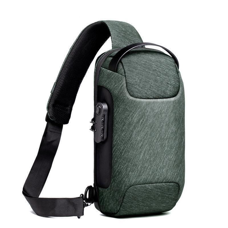 Waterproof USB Anti-theft Bag | Men's Oxford Crossbody Shoulder Sling Pack - Efrosiny