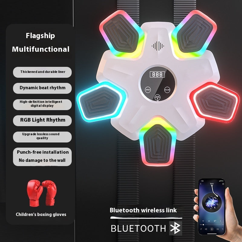 New Smart Bluetooth Music Sports Fitness Machine – Interactive Home Training Boxing Wall Target
