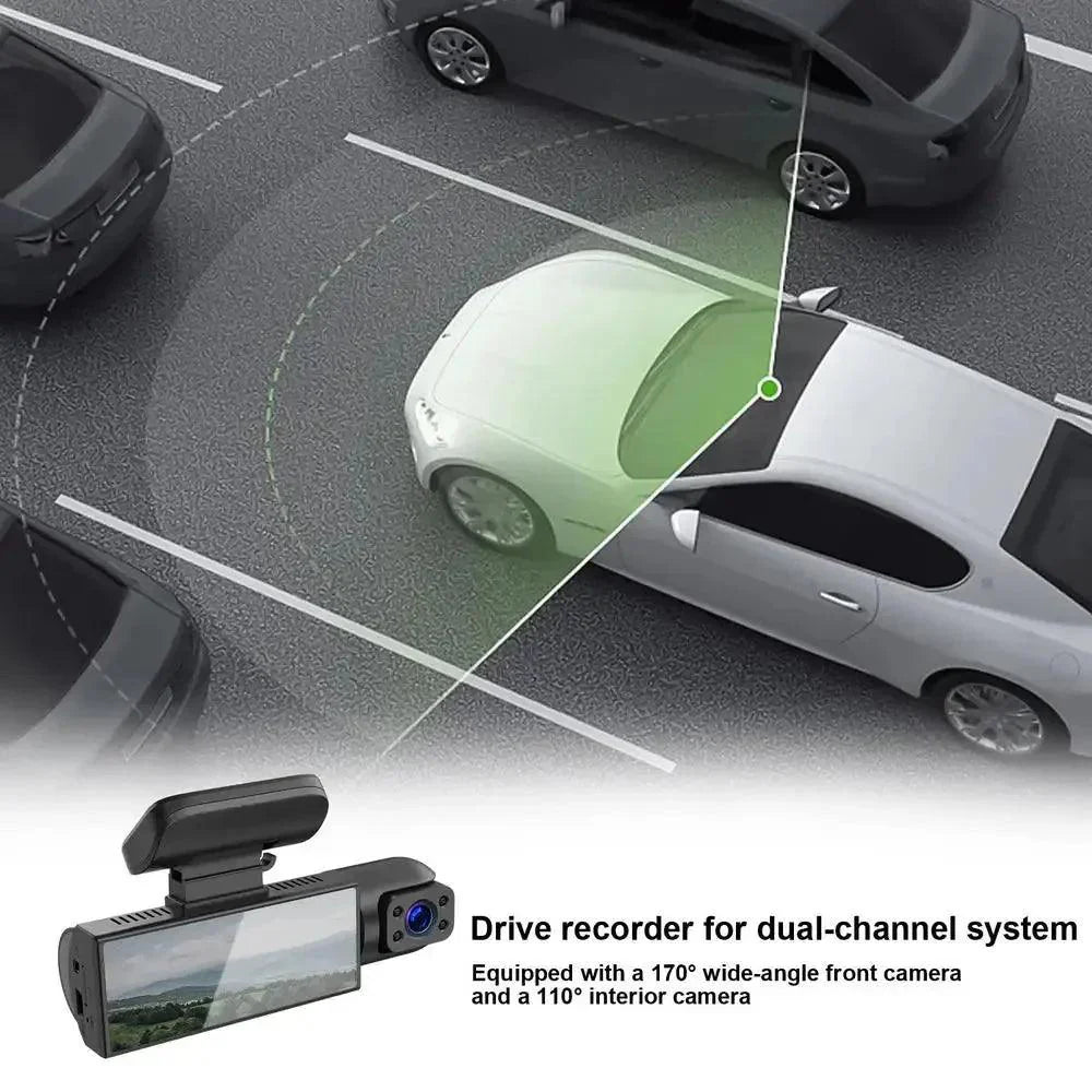 Dual Lens Car Dash Cam - Efrosiny