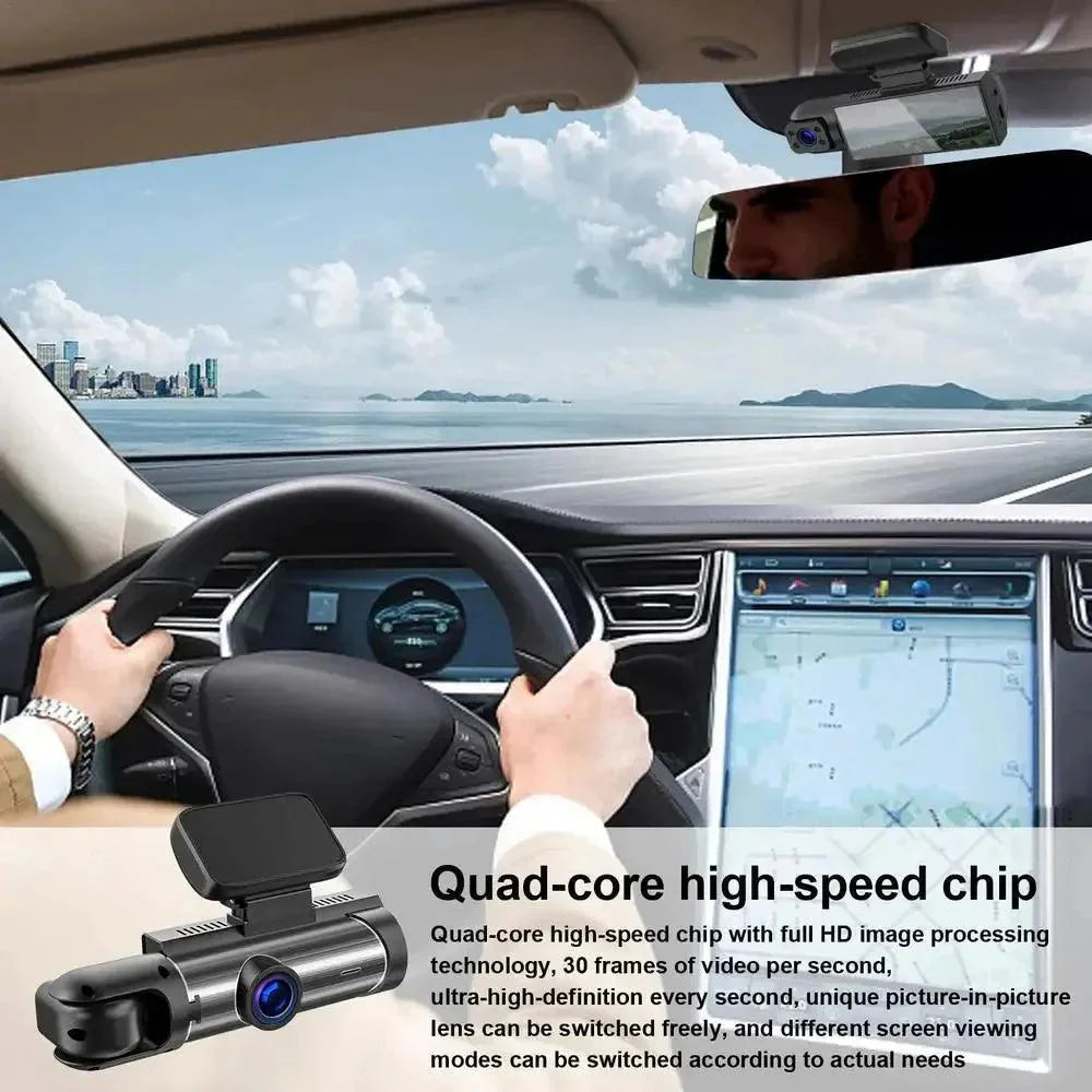 Dual Lens Car Dash Cam - Efrosiny