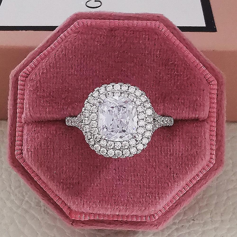 Luxury Multicolor Charm Cubic Zirconia Wedding Ring for Women! - Efrosiny