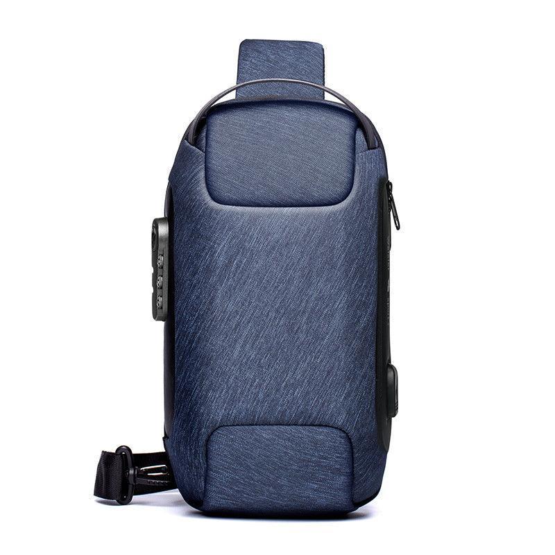 Waterproof USB Anti-theft Bag | Men's Oxford Crossbody Shoulder Sling Pack - Efrosiny