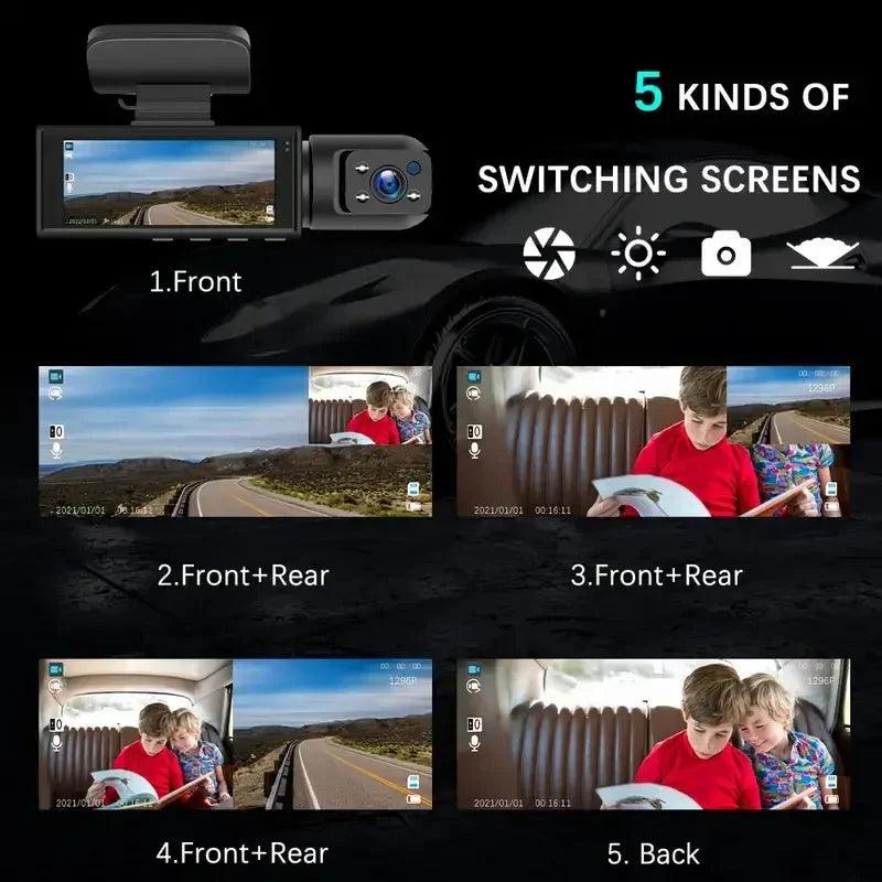 Dual Lens Car Dash Cam - Efrosiny
