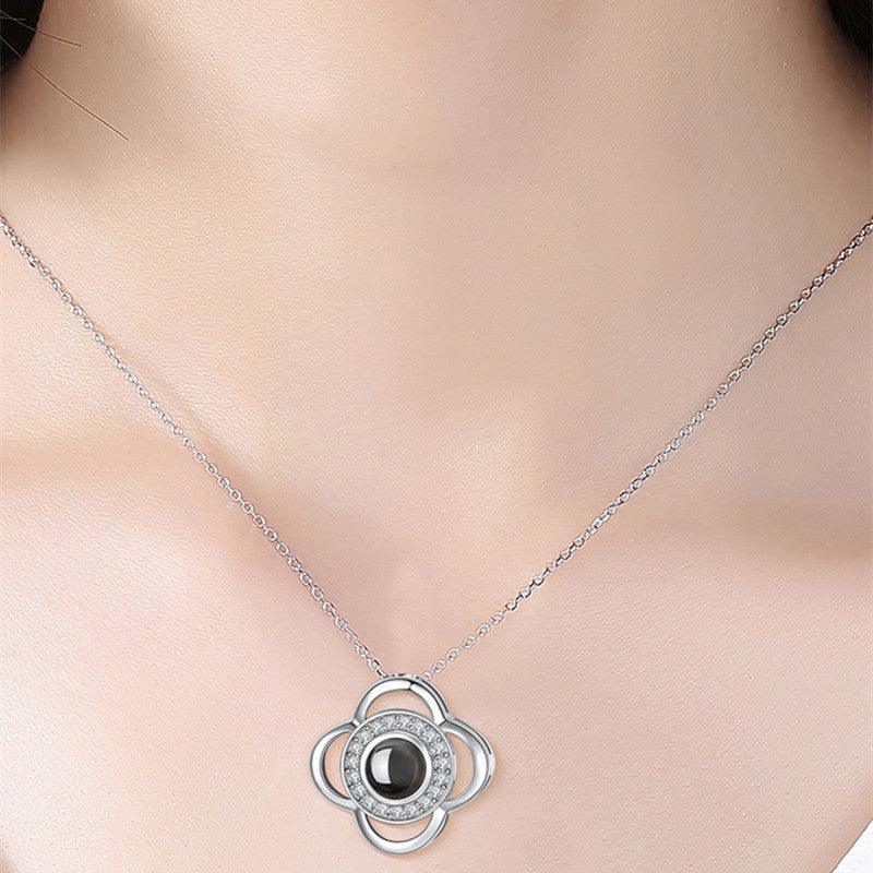 Metal Rose Jewelry Gift Box Necklace! - Efrosiny