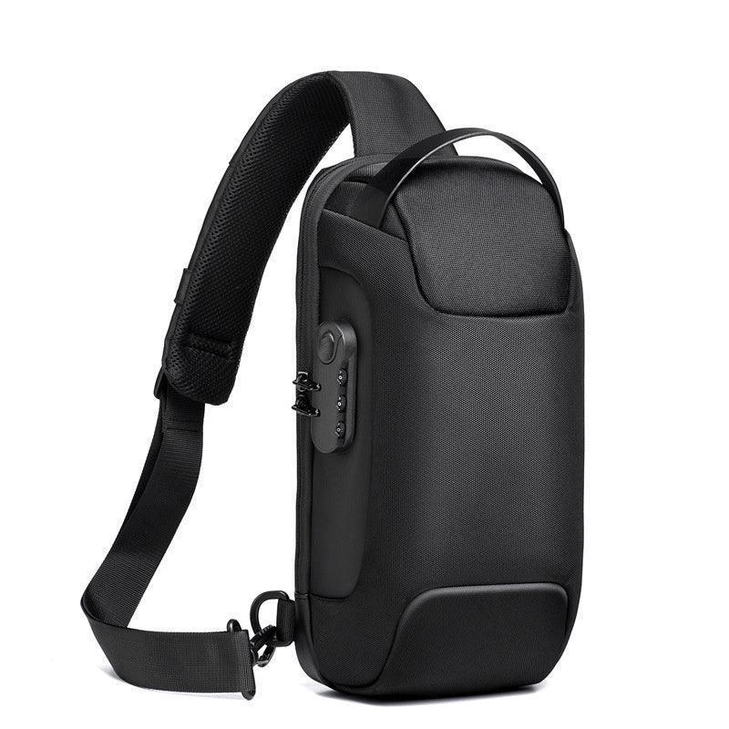 Waterproof USB Anti-theft Bag | Men's Oxford Crossbody Shoulder Sling Pack - Efrosiny