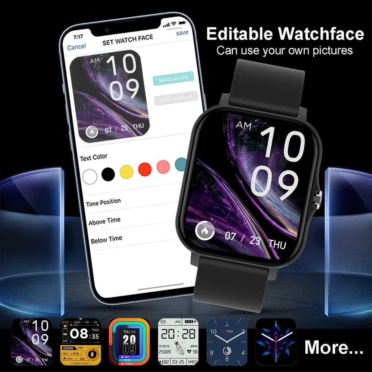 Smartwatch for Fitness and Style - Efrosiny