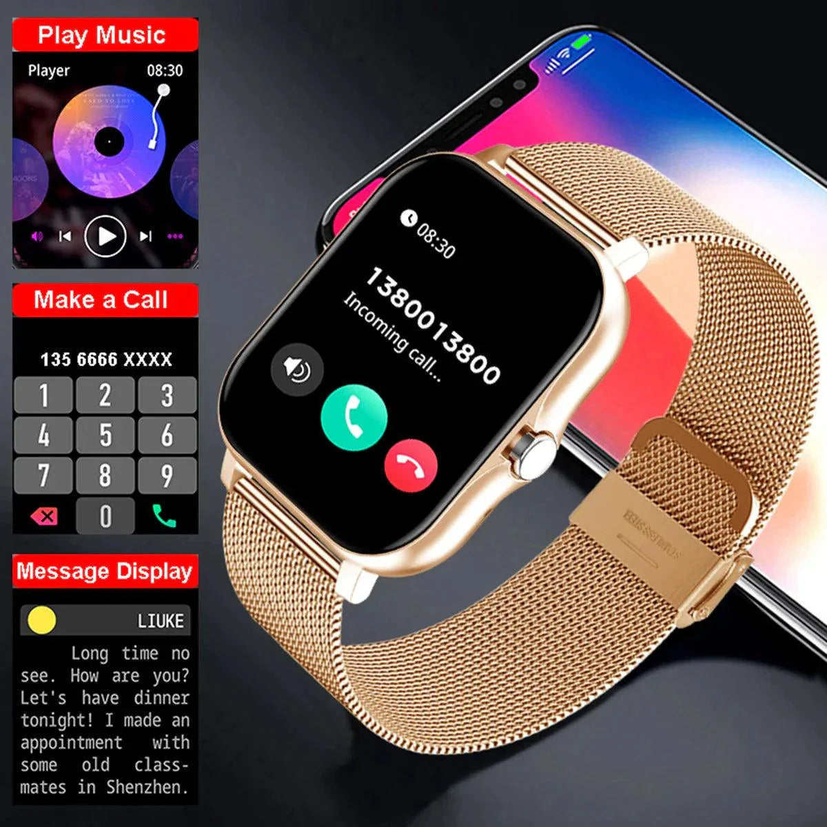 Smartwatch for Fitness and Style - Efrosiny