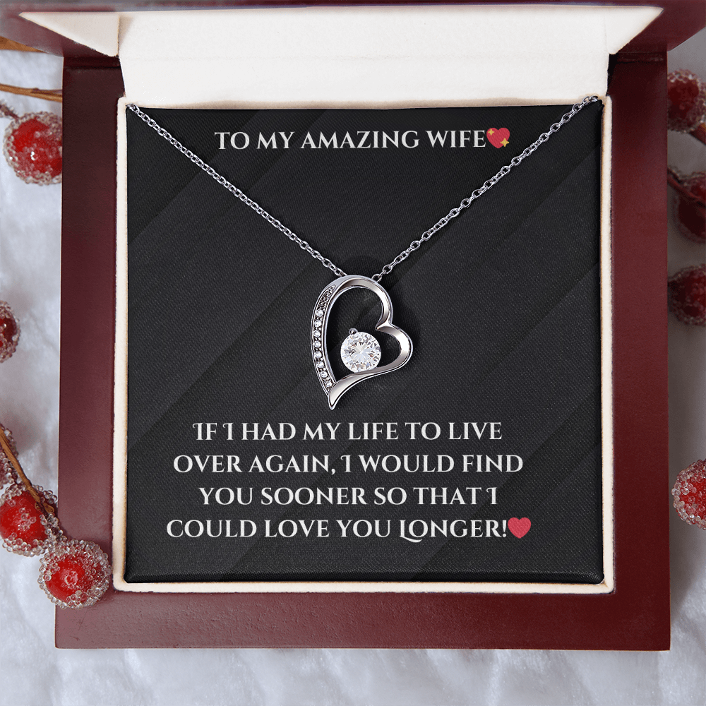 Forever Love Necklace – Timeless Symbol of Eternal Bond!😍