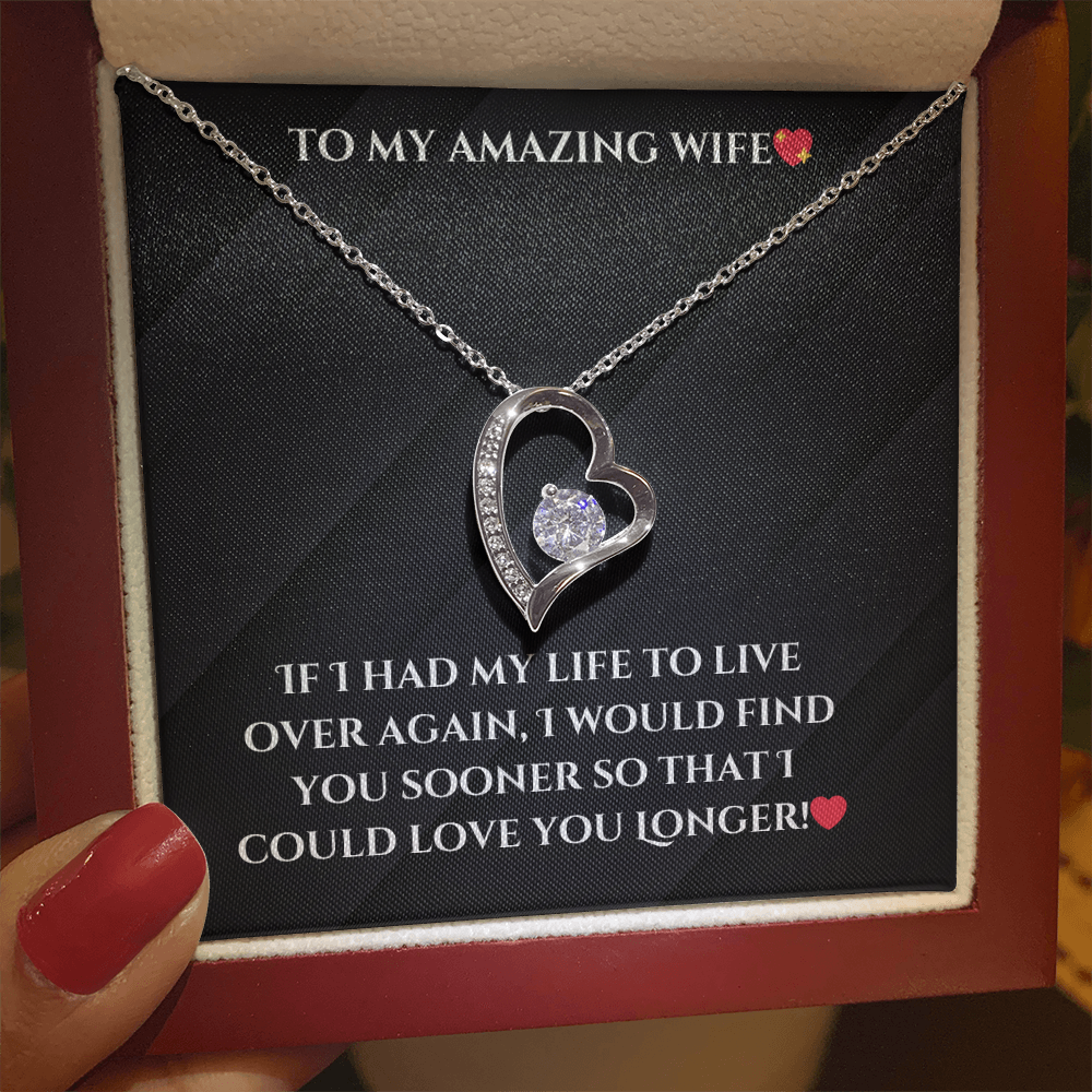 Forever Love Necklace – Timeless Symbol of Eternal Bond!😍