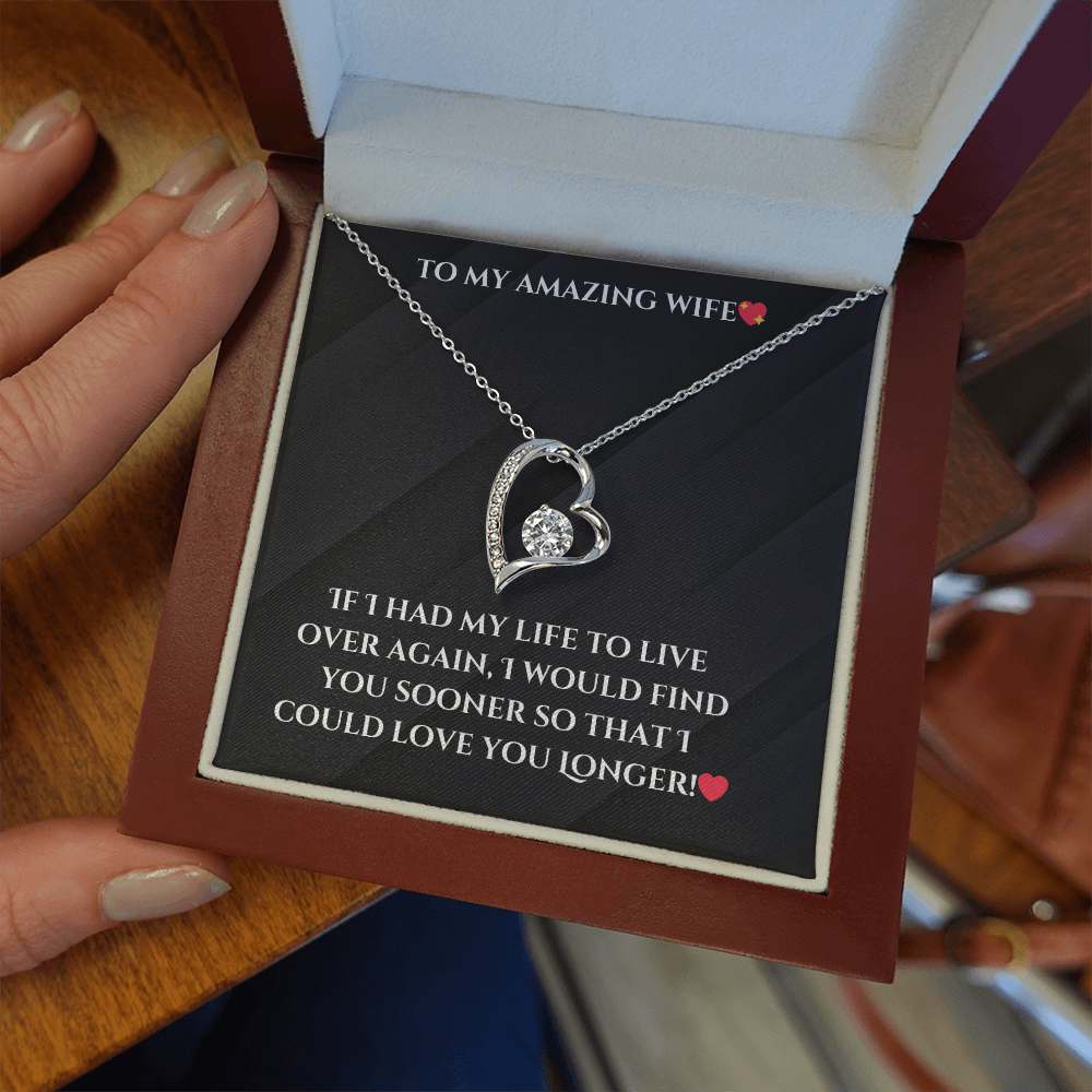 Forever Love Necklace – Timeless Symbol of Eternal Bond!😍