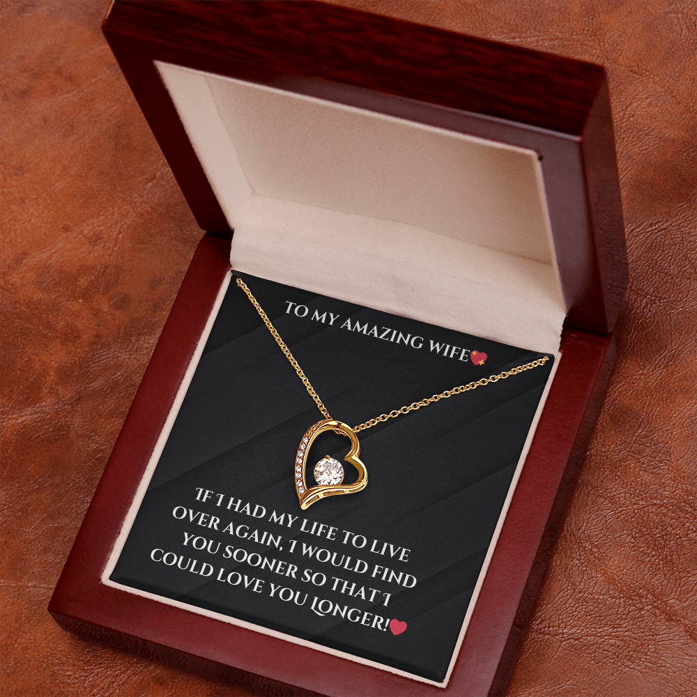Forever Love Necklace – Timeless Symbol of Eternal Bond!😍
