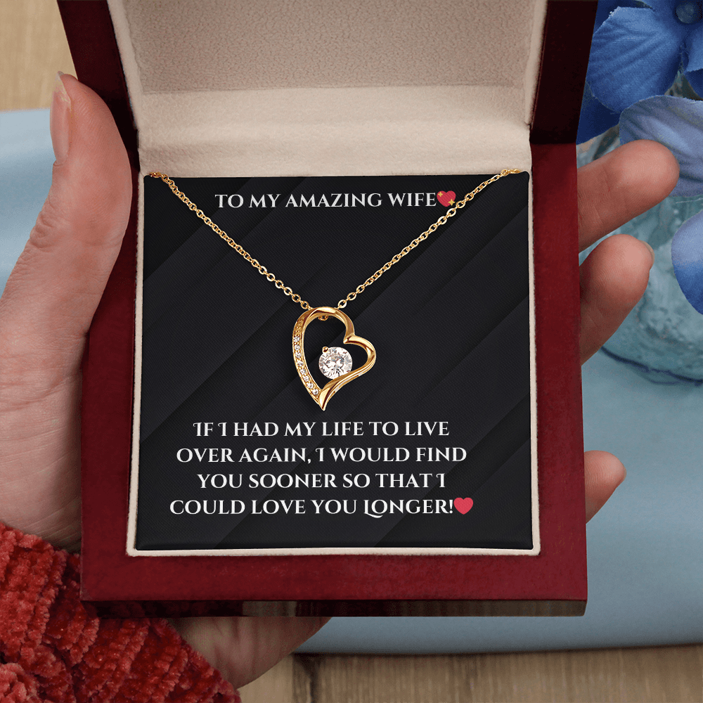 Forever Love Necklace – Timeless Symbol of Eternal Bond!😍