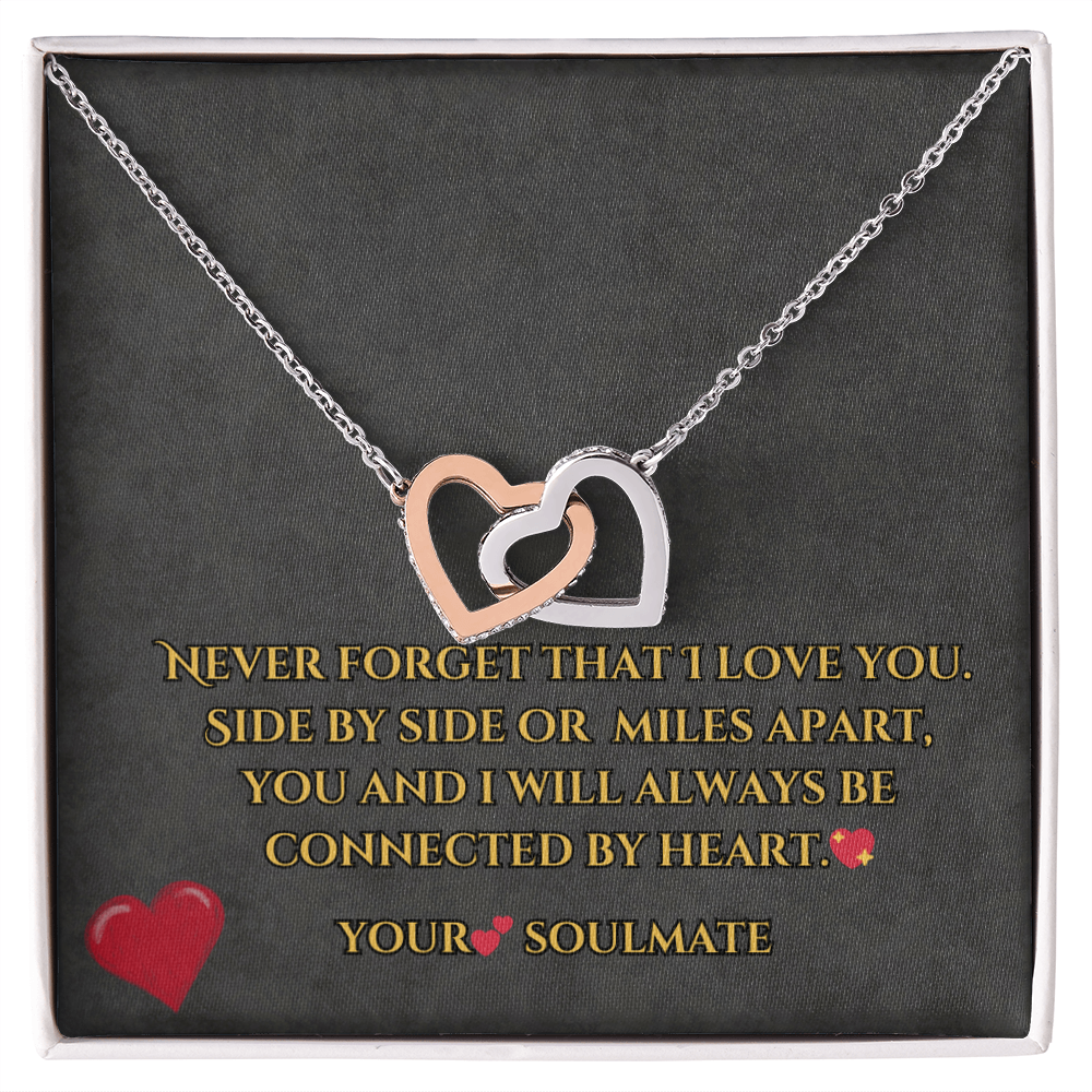 Interlocking Hearts Necklace – A Symbol of Everlasting Love