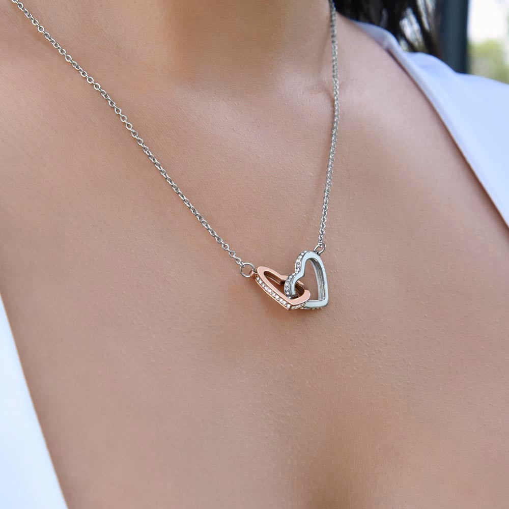 Interlocking Hearts Necklace – A Symbol of Everlasting Love