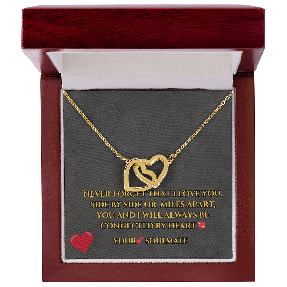 Interlocking Hearts Necklace – A Symbol of Everlasting Love