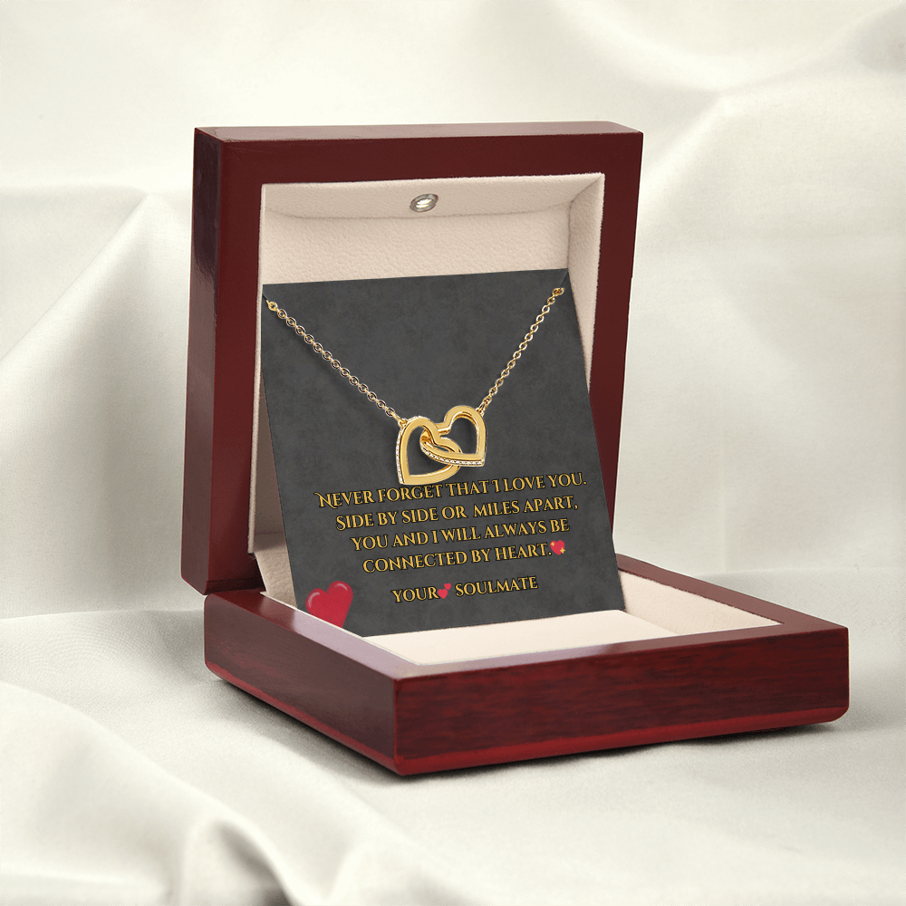 Interlocking Hearts Necklace – A Symbol of Everlasting Love