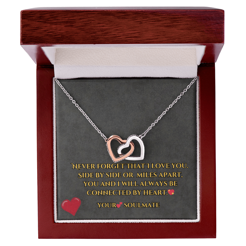 Interlocking Hearts Necklace – A Symbol of Everlasting Love