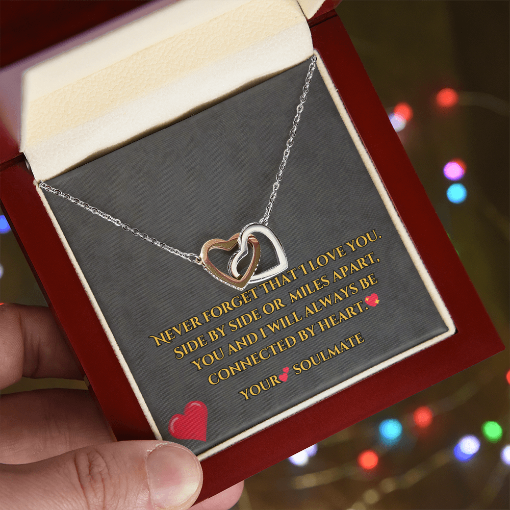 Interlocking Hearts Necklace – A Symbol of Everlasting Love