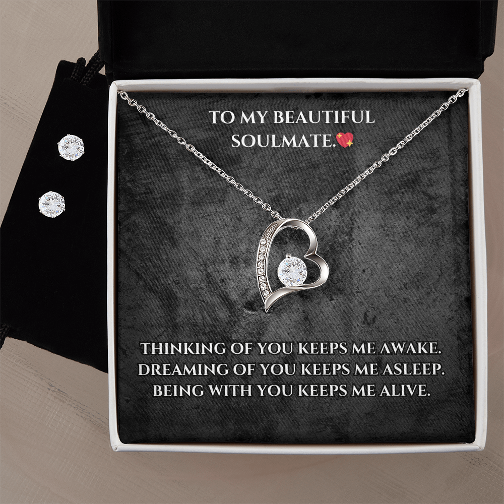 Forever Love Necklace & Earring Set