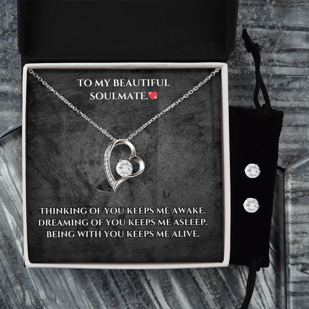 Forever Love Necklace & Earring Set