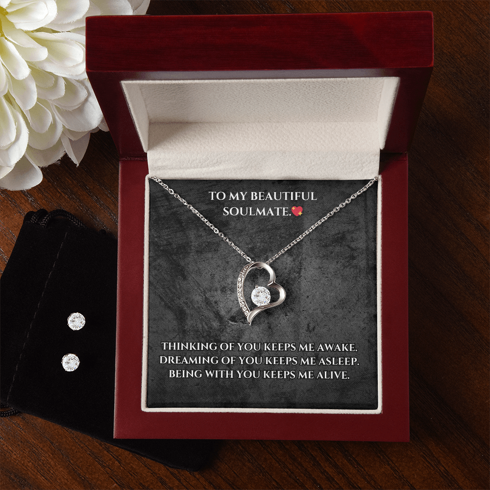 Forever Love Necklace & Earring Set