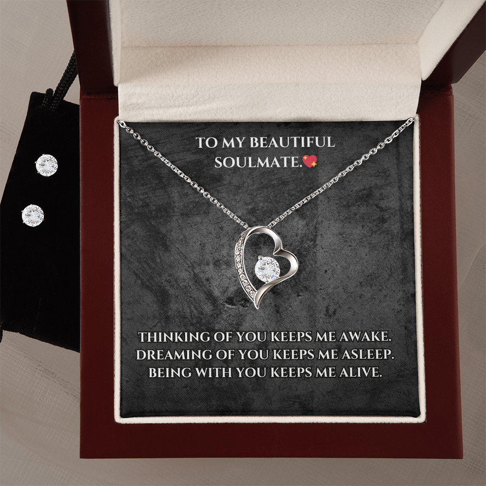 Forever Love Necklace & Earring Set