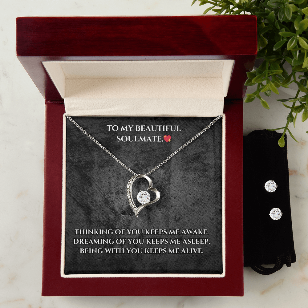 Forever Love Necklace & Earring Set