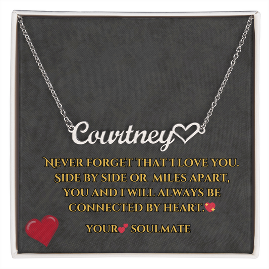 Personalized Heart Name Necklace - Elegant Jewelry🤩