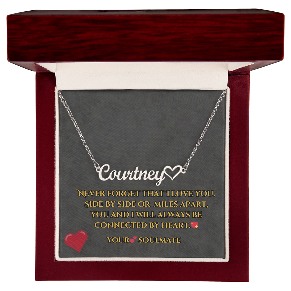 Personalized Heart Name Necklace - Elegant Jewelry🤩
