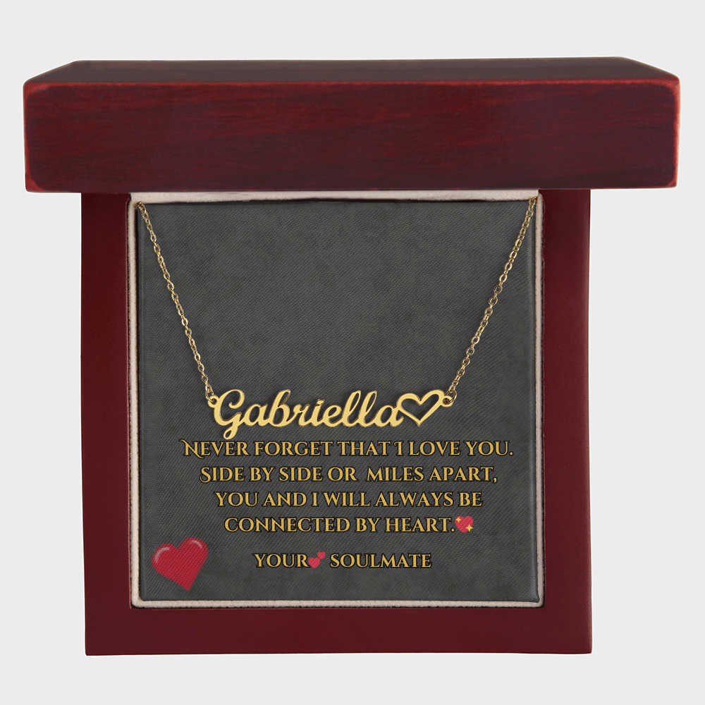 Personalized Heart Name Necklace - Elegant Jewelry🤩