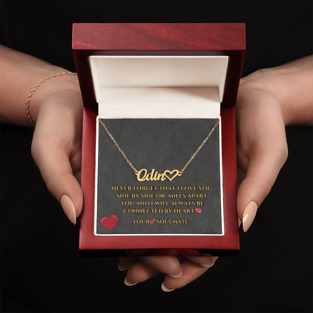 Personalized Heart Name Necklace - Elegant Jewelry🤩