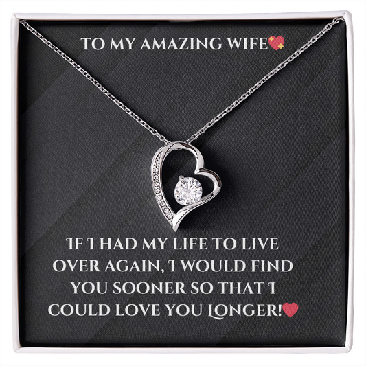 Forever Love Necklace – Timeless Symbol of Eternal Bond!😍