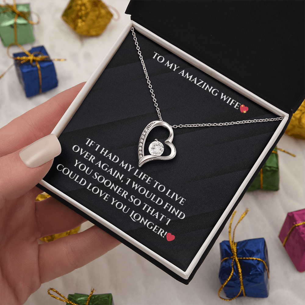 Forever Love Necklace – Timeless Symbol of Eternal Bond!😍