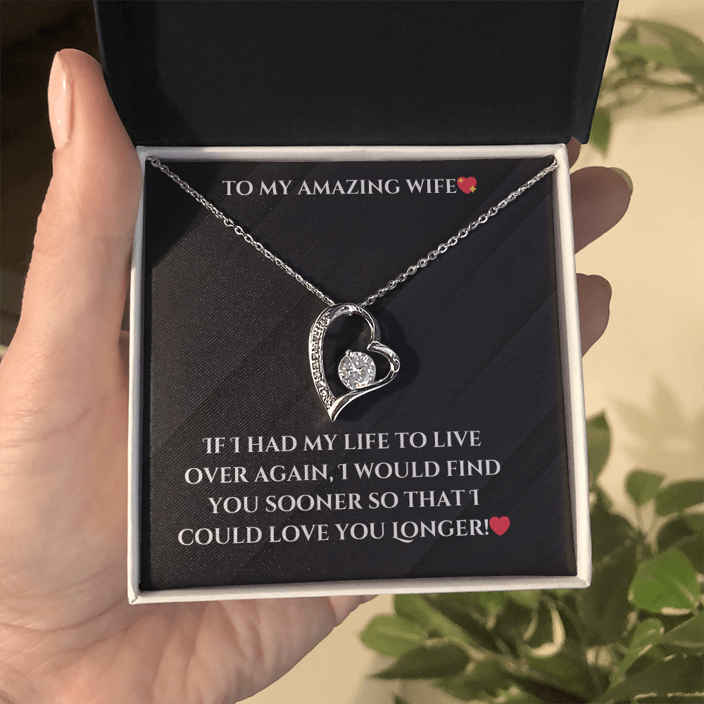 Forever Love Necklace – Timeless Symbol of Eternal Bond!😍