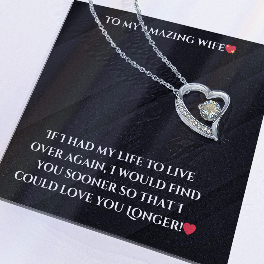 Forever Love Necklace – Timeless Symbol of Eternal Bond!😍