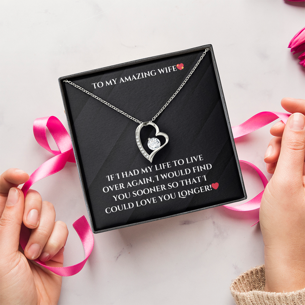 Forever Love Necklace – Timeless Symbol of Eternal Bond!😍