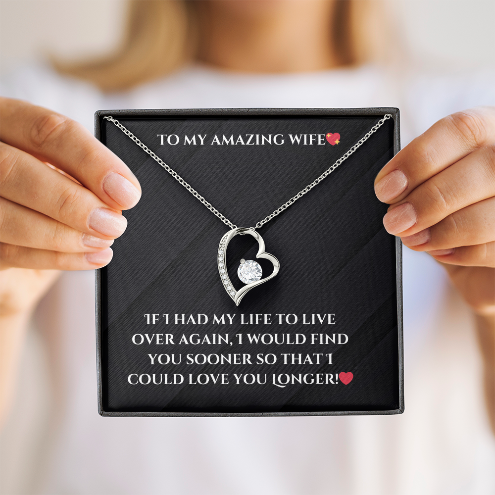 Forever Love Necklace – Timeless Symbol of Eternal Bond!😍
