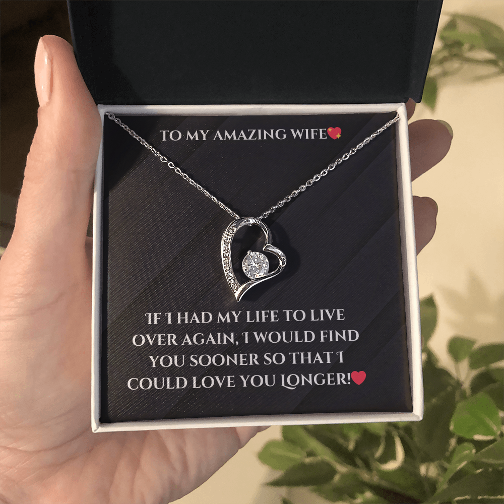 Forever Love Necklace – Timeless Symbol of Eternal Bond!😍