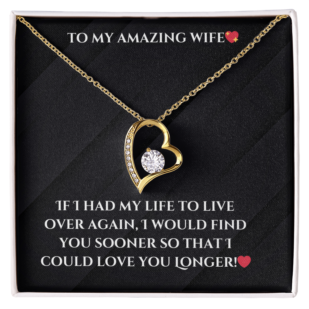 Forever Love Necklace – Timeless Symbol of Eternal Bond!😍