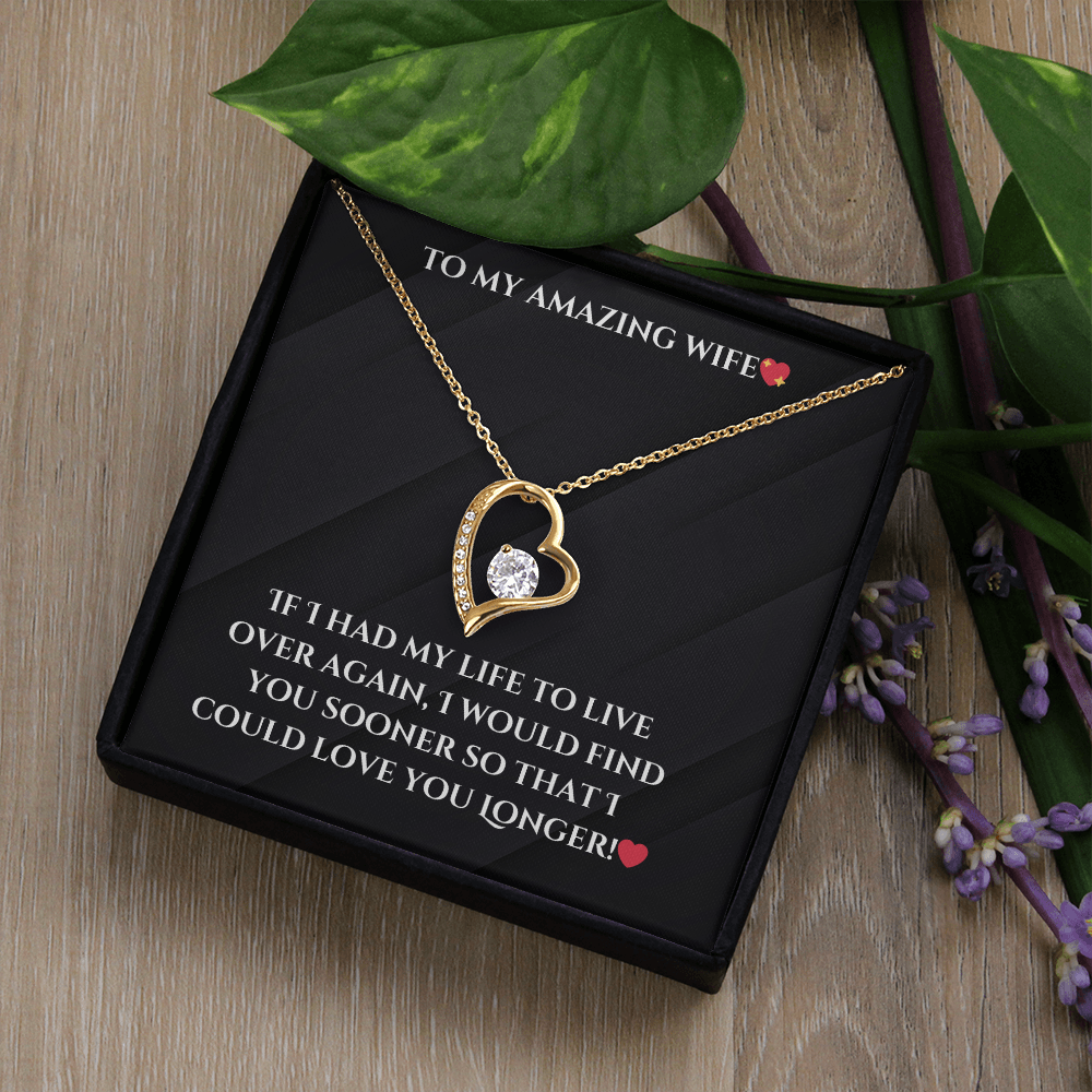 Forever Love Necklace – Timeless Symbol of Eternal Bond!😍