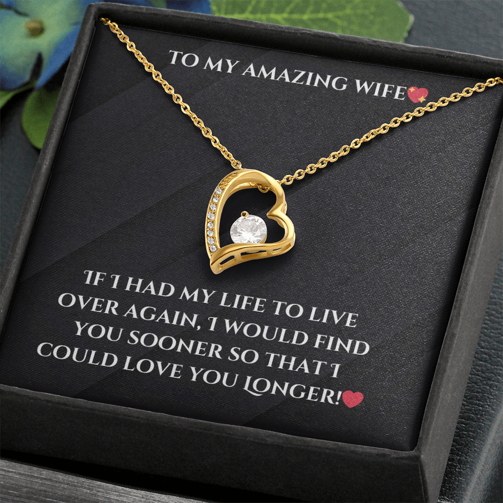 Forever Love Necklace – Timeless Symbol of Eternal Bond!😍