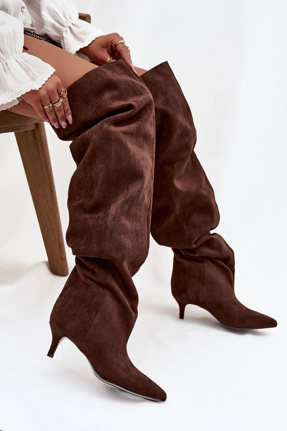 Heel boots Step in style