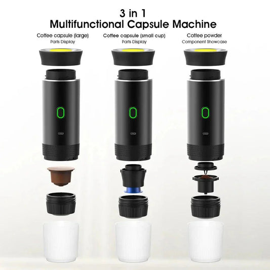 Portable Espresso Master - 3-in-1 Coffee Maker - Efrosiny