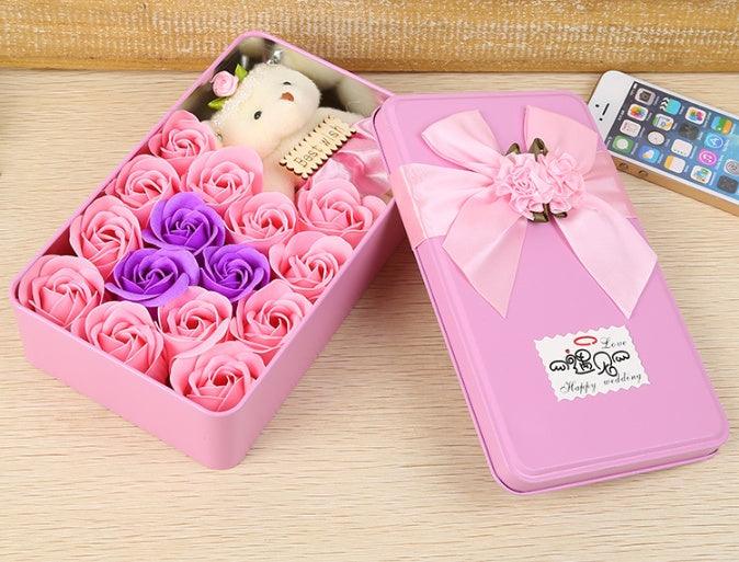 Soap Flower Rose Gift Box – Perfect Valentine's Day Gift for Girlfriend! - Efrosiny