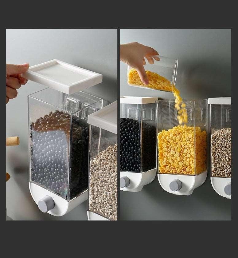Wall-Mounted Kitchen multi-grain storage! - Efrosiny