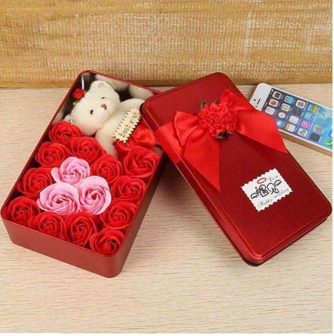 Soap Flower Rose Gift Box – Perfect Valentine's Day Gift for Girlfriend! - Efrosiny